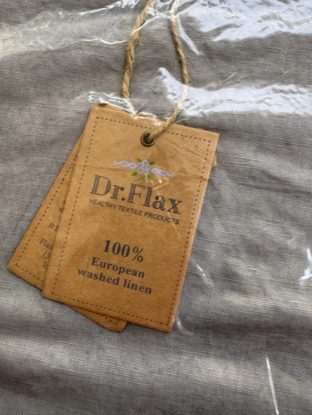 Dr Flax Gray King Linen Pillow Case Cover Slip Pillowcase French Country NEW